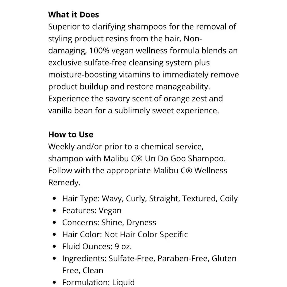 Malibu Clarifying Shampoo